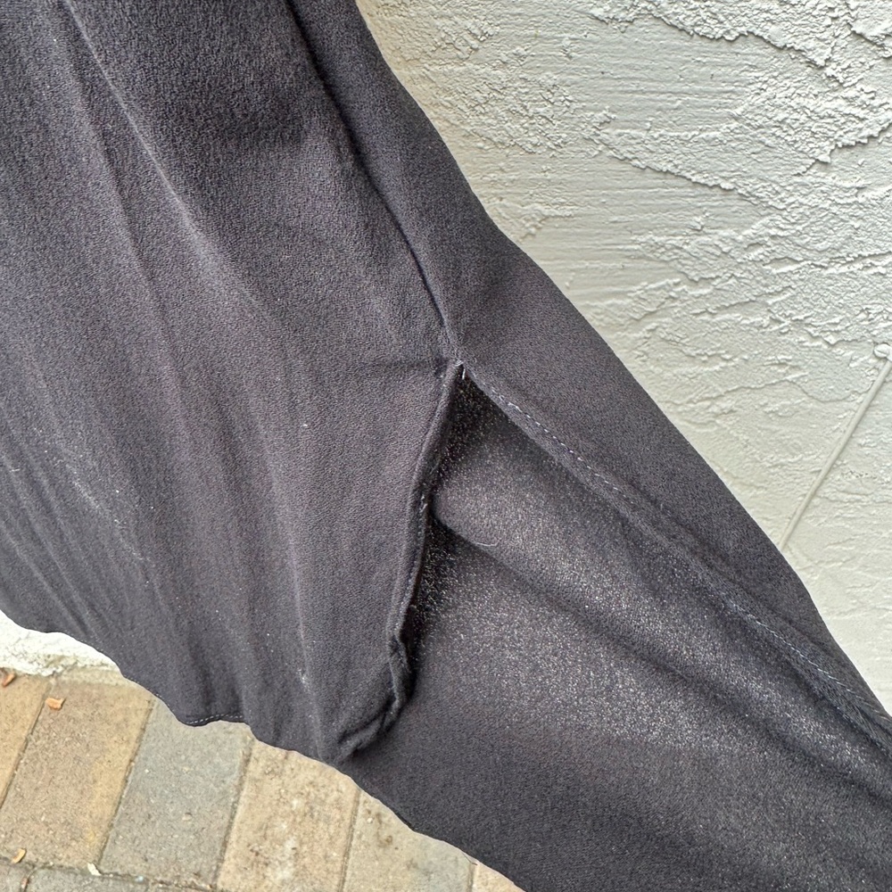 Akris Punto Black Tunic with Cream Trim - Picture 5 of 11